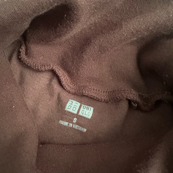 Dark Brown Turtleneck T Shirt - Picture 6 of 14